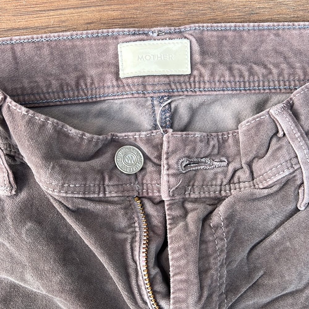 MOTHER Flare & Wide Leg Jeans in Brown - Picture 2 of 4